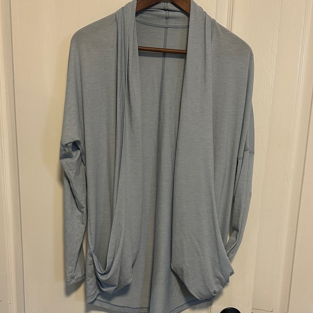 Lucy Sky Blue Open Front Tunic